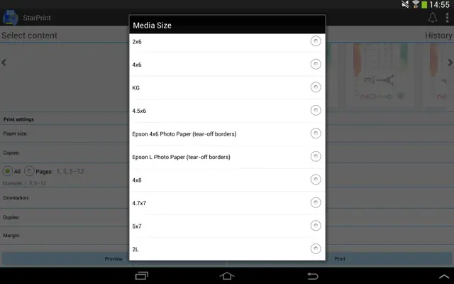 StarPrint android App screenshot 9