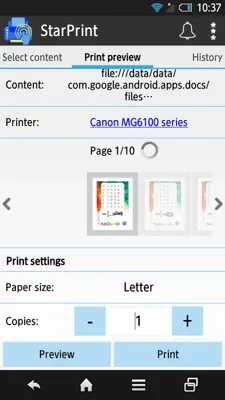 StarPrint android App screenshot 21